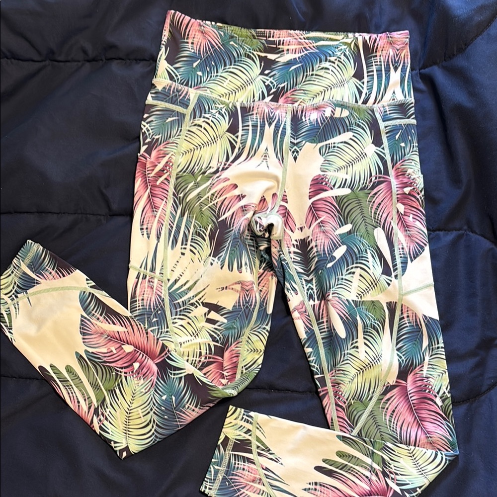 Tropical Print Zyia Leggings